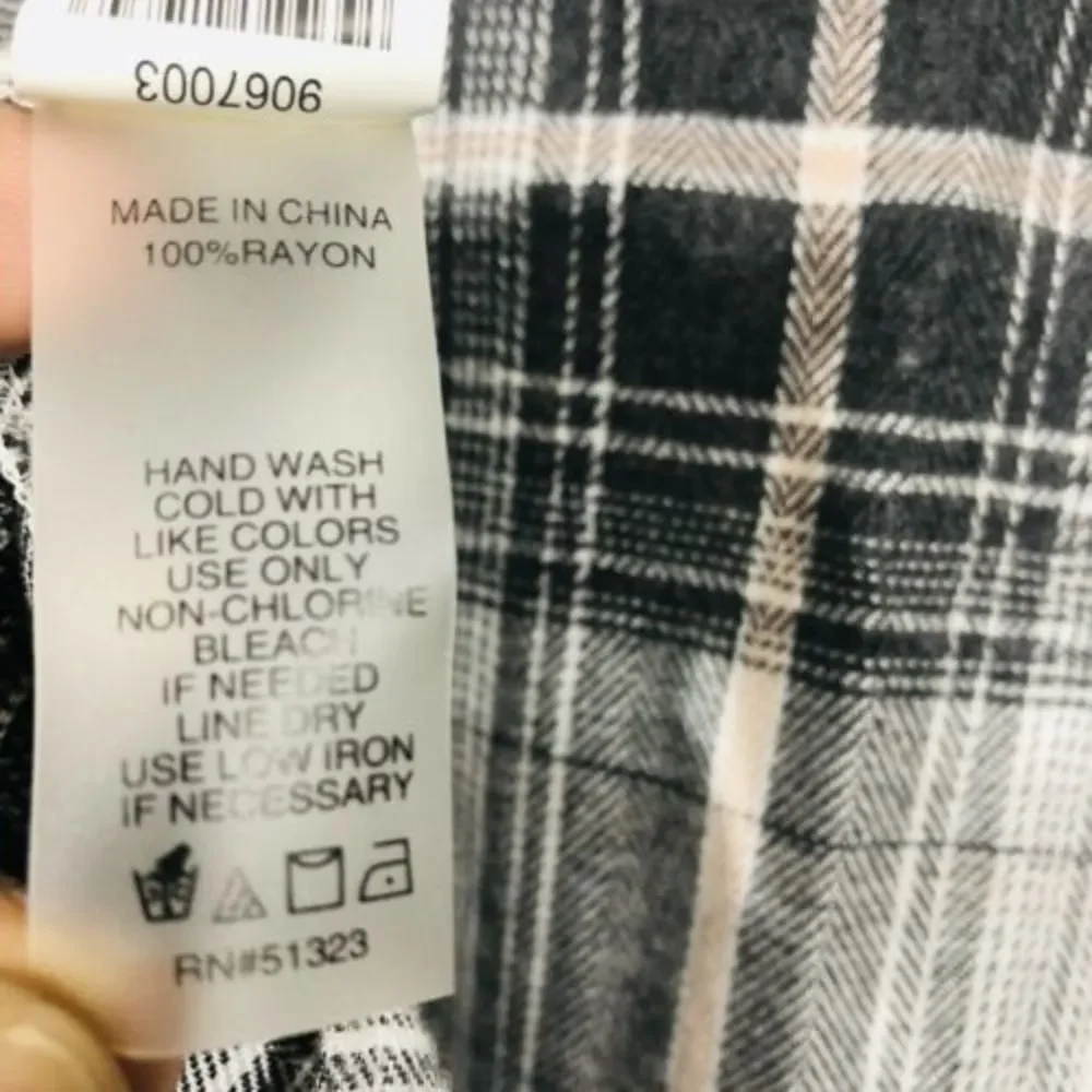 Two buy Vince Camuto Plaid Women's Button Down Shirt Size S